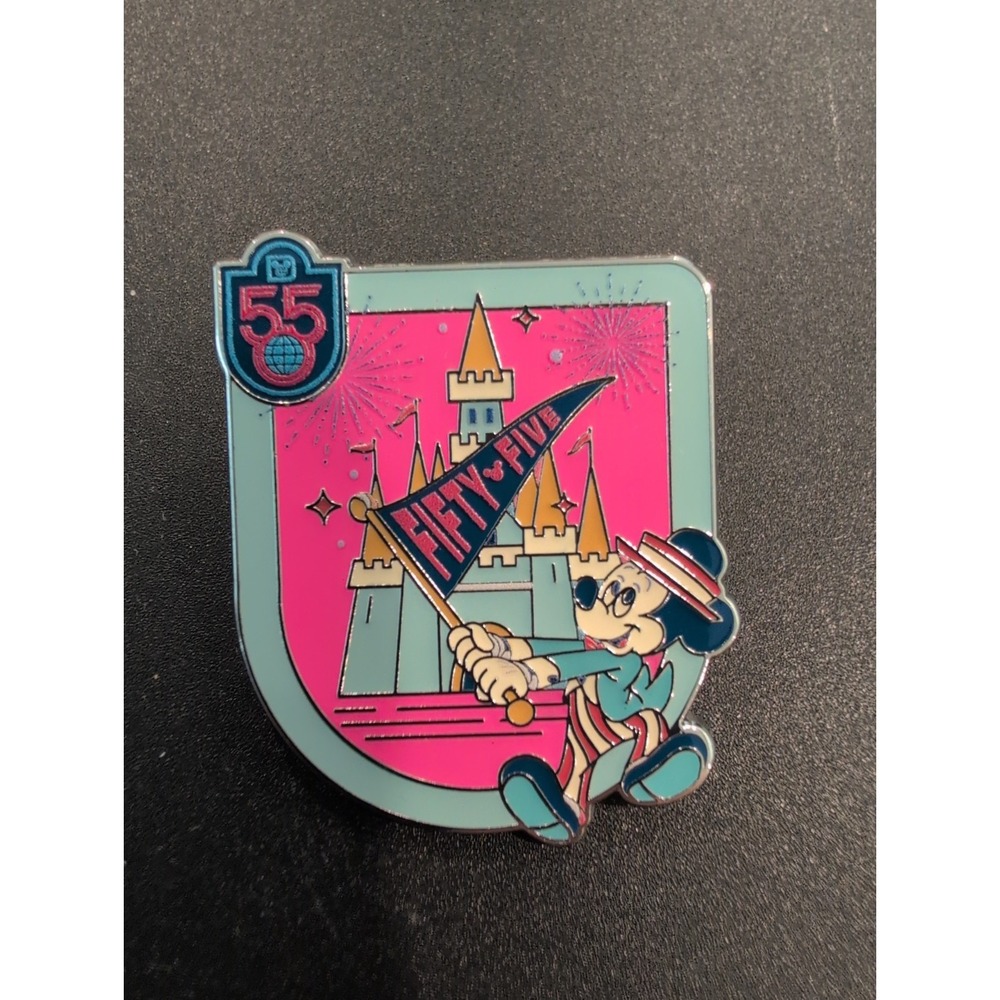 2026 Walt Disney World Parks 55 55th Anniversary Mystery Pin Mickey Mouse (G)
